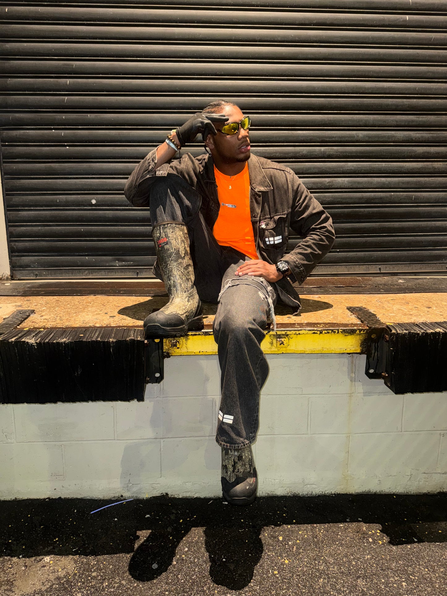 SOBER 3M Knicks Orange Tee